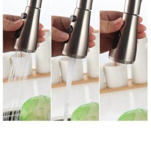 kitchen faucet stainless steel 304 water tap modern kichen kitchen taps brass pull out sprayer kitchen mixer sink faucets - Image 6