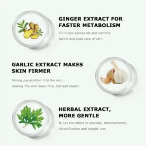 No Side Effect Natural Ginger Herbal 7 3 Days Body Weight Loss Fat Burning Slimming Cream - Image 7