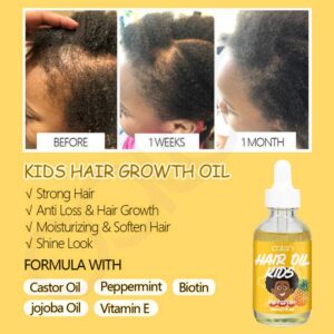 Hair Growth Support Scalp Nourishment Kids Hair Oil For Girls and Boys - Image 6