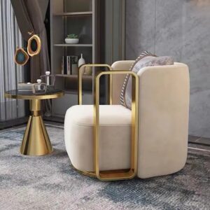 Modern home furniture living room sofa chair Luxury single seater leather arm Swivel chair furniture lounge chair - Image 4