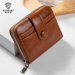Multifunctional popular designer small ladies pouch coin purse bag card holder PU leather women wallets - Image 4