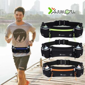HUALIAN Custom Runners waterproof hiking Running Hydration Belt Pack running belt with Water Bottle Holder - Image 1