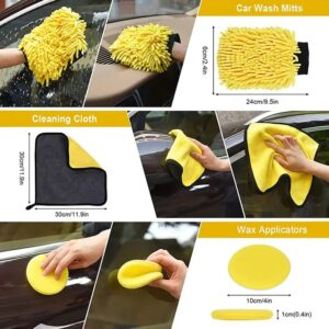 20PCS Car Wash Clean Kit High Quality Detailing Brush Kit Car Cleaning - Image 6