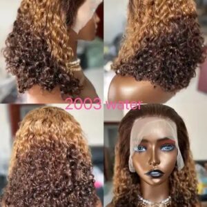 natural hair pixie curly Perruque raw curly cuticle aligned hair lace frontal human hair wigs for black women - Image 3