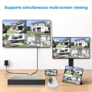 4K 8MP All in One HD NVR Kit 4CH 8CH 16CH POE Dome Bullet Camera Outdoor Motion Detection Alarm w/Audio Security Camera System - Image 6