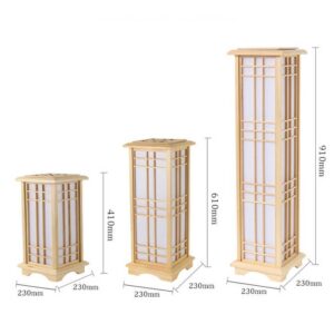 modern floor stand lamp wood light or bedside bedroom study designer floor lamp - Image 4