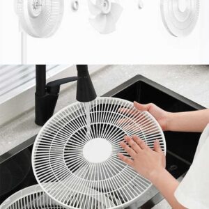 RUNAL 14 Inch Rechargeable Bldc Motor Wireless Dc Electric Floor Standing Air Cooling Fan With Remote Control For Home Room - Image 6