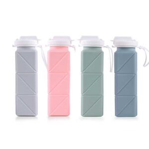 Foldable Silicone Festivals Water Drink Bottles Outdoor Children Collapsible Bpa Free Silicone Water Bottle - Image 4