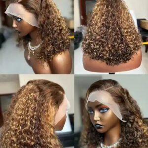 natural hair pixie curly Perruque raw curly cuticle aligned hair lace frontal human hair wigs for black women - Image 7