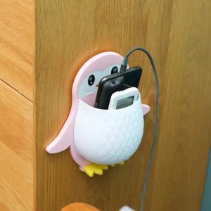 Bathroom Organizer Towel Rack Wall Mounted Penguin Drainage Bathroom Organizer Wall Mount - Image 5