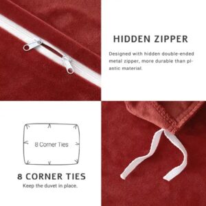 Hot selling holiday gift Sleep aid 3 piece comforter sets flannel velvet duvet cover set designer coral fleece bedding set - Image 6