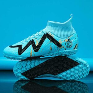 Outdoor Professional Men Football Sneakers Boy Soccer Shoes High Ankle Men's Cleats Training Sport Shoes Soccer Boots - Image 6