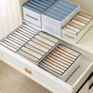 Wardrobe Clothes Organizer Jeans Organizer Closet Drawers Organizers and Storage Bins for Bedroom Clothing - Image 3