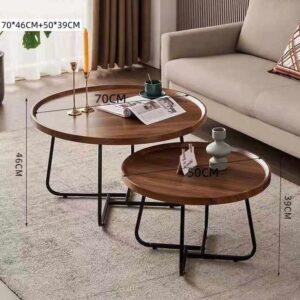 Nordic Luxury Simple Modern Design Multi-Functional Coffee Table for Small Apartment Wooden Furniture for Tea & Living Room Use - Image 4