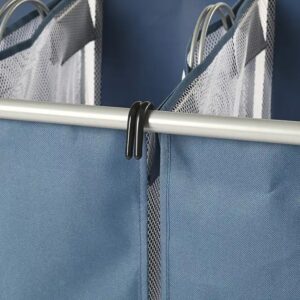 3 Bag Laundry Sorter Cart with Ironing Board,Laundry Hamper Sorter with Heavy Duty Rolling Wheels for Clothes Storage - Image 5