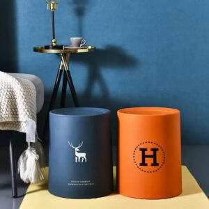 8L/12L Plastic Garbage Can Double Buckets for Home Storage Easy-to-Use round Trash Can for Kitchen Office Hotel Bedroom Family - Image 1
