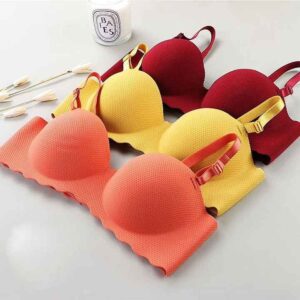 Small Breast Women Cheap Price Bra Solid Color Adjusted-straps Wireless Wholesale Hot Selling Bra Ladies - Image 4