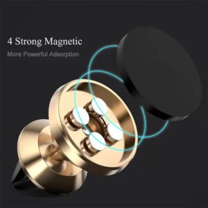 Universal Magnet Bracket Stand Mobile Phone Holder For iPhone 16 15 Pro Max Car Auto Air Vent Magnetic Car Phone Mount - Image 3