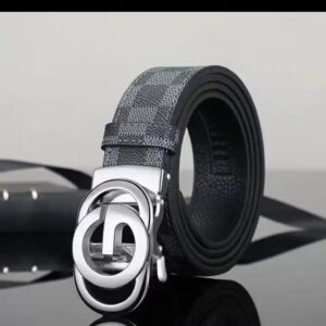 Wanshui Men's genuine leather belt business automatic buckle cowhide belt simple fashion waistband brand designer belt - Image 4