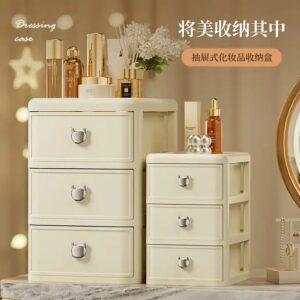 Desktop Makeup Organizer Lipstick Nail Polish Organizer Makeup Brush Holder Bathroom Skincare Cosmetic Storage - Image 3