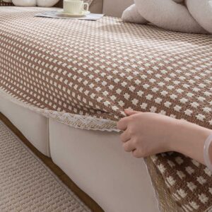 Hot Selling Exquisite Lace Cotton Linen Sofa Slipcover Set New Elegant Sofa Blanket Cover - Image 5