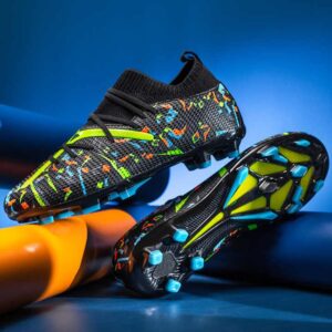 Soccer Shoes Zapatillas De Ftbol Us Ize 13 12 14 High Fg American Sport Soccer Football Boots Shoes - Image 3