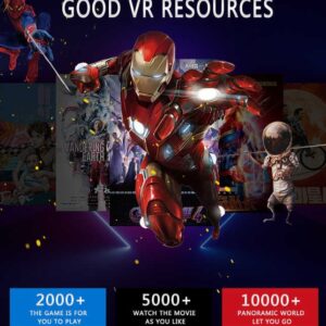 Gaming VR Box Headset and Controls Virtual Reality Simulator Glasses 3D VR Glasses - Image 7