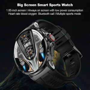 Maxtop Big Screen Health Tracker Rugged Fashion Men Fitness Sport Wristband Waterproof Android Fashion Reloj Smart Watch - Image 4