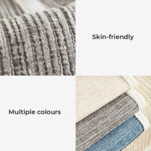 Anti-scratch Cat Sofa Cover Simple Striped Chenille Furniture Protector Couch Cover Machine Washable Cat Bed Mat Cat Products - Image 5