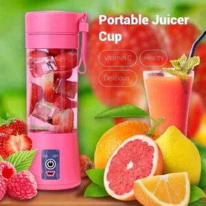 300ml Personal USB Juicer Cup Portable Juicer Blender Household Fruit Mixer Six Blades Rechargeable Fruit Mixing Machine - Image 5
