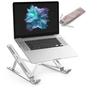 Laptop Stands 7-Levels Adjustable , laptop stand aluminium adjustable riser Laptop Holder for desk Compatible with 9"-15.6" - Image 4