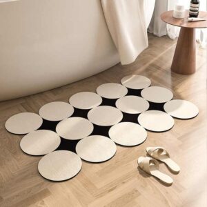 Modern Diatomite Bath Mat Non-Slip Quick Dry Super Absorbent Shower Mat Washable door Bathroom Mat for floor - Image 5