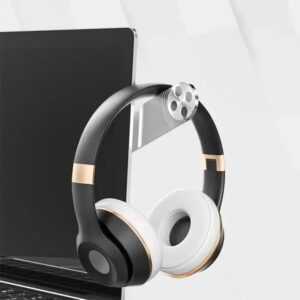 Magnetic Mini invisible Adjustable Aluminum Mobile Phone Holder for Laptop Side Extended - Image 4