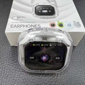 Sports touch screen Air Tws earphones with LCD full-color smart touch screen 500 MAH battery Wireless noise-canceling - Image 5