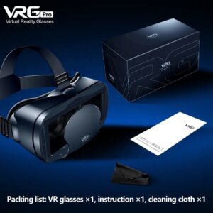 5-7 inch VR 3D Virtual Reality Headset VR Glasses Googles for Movies and Games Compatible with iPhone & Android Phone - Image 6