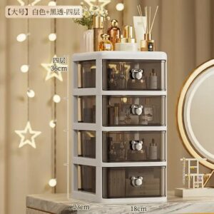 Desktop Makeup Organizer Lipstick Nail Polish Organizer Makeup Brush Holder Bathroom Skincare Cosmetic Storage - Image 5