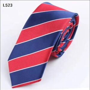igh Quality Personalized Italian Silk Polyester Gifts Necktie Fabric Striped Corbatas Jacquard Woven Neck Ties Mens Tie - Image 5