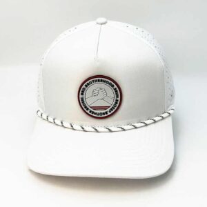 Wholesale Waterproof Quick Dry Performance Gorras Personalized 5 Panel Laser Cut Hole Golf Hats Baseball Caps - Image 3
