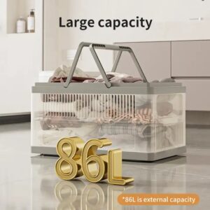 Large Capacity Portable Foldable Collapsible PP Storage Basket New Design Waterproof Laundry & Washing Basket Bathroom - Image 5