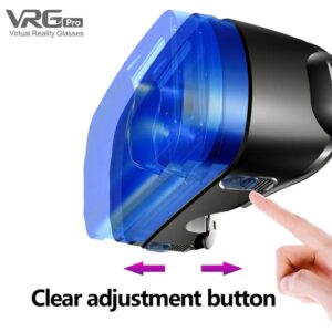 5-7 inch VR 3D Virtual Reality Headset VR Glasses Googles for Movies and Games Compatible with iPhone & Android Phone - Image 5