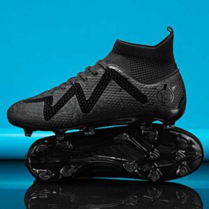 Outdoor Professional Men Football Sneakers Boy Soccer Shoes High Ankle Men's Cleats Training Sport Shoes Soccer Boots - Image 1