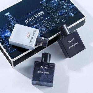 High Quality Blue Men's Perfume Gift Box Long-lasting Light Fragrance Student Perfume Set - Image 4