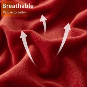 Hot selling holiday gift Sleep aid 3 piece comforter sets flannel velvet duvet cover set designer coral fleece bedding set - Image 7