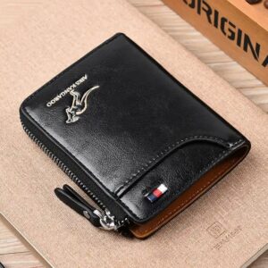 Men's short cowhide wallet - Image 7
