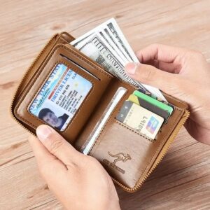 Men's short cowhide wallet - Image 6