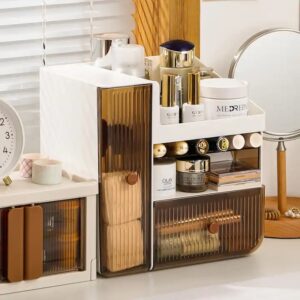 Modern Rectangular Makeup Organizer New Arrival Eco-Friendly PP Plastic Cosmetic Storage Box for Dressing Table - Image 5