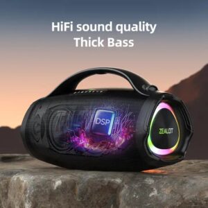 New Design Zealot S98 Bluetooth Speaker RGB LED Lighting High Power 160W Portable Wireless Speaker - Image 4