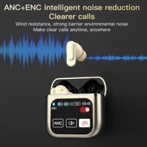 ANC+ENC super bass earphones neck band wireless earphones earphones headphones gaming in-ear headphones with touch screen SE60 - Image 5