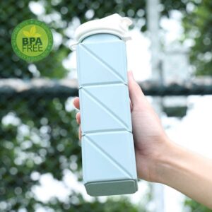 Foldable Silicone Festivals Water Drink Bottles Outdoor Children Collapsible Bpa Free Silicone Water Bottle - Image 7