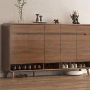 Shoes Cabinet Rack Living Room Entryway Panel Furniture Bench Shoe Rack - Image 6